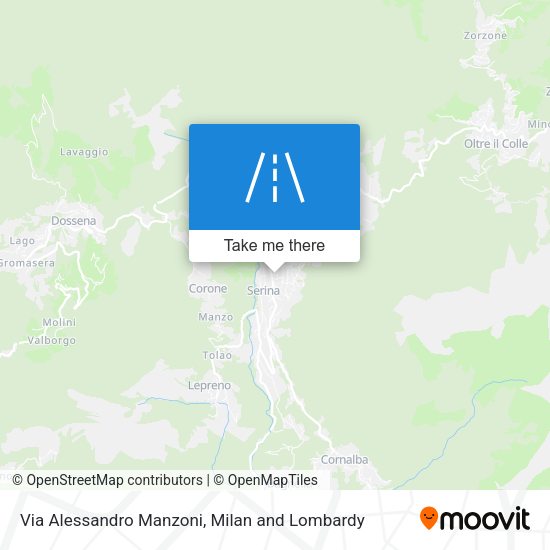 Via Alessandro Manzoni map