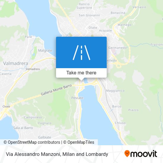 Via Alessandro Manzoni map