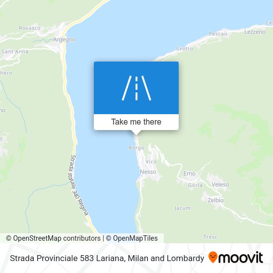 Strada Provinciale 583 Lariana map