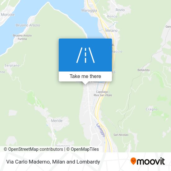 Via Carlo Maderno map