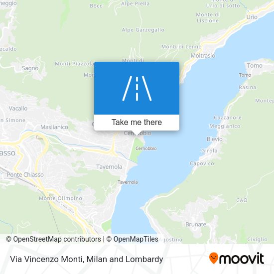 Via Vincenzo Monti map