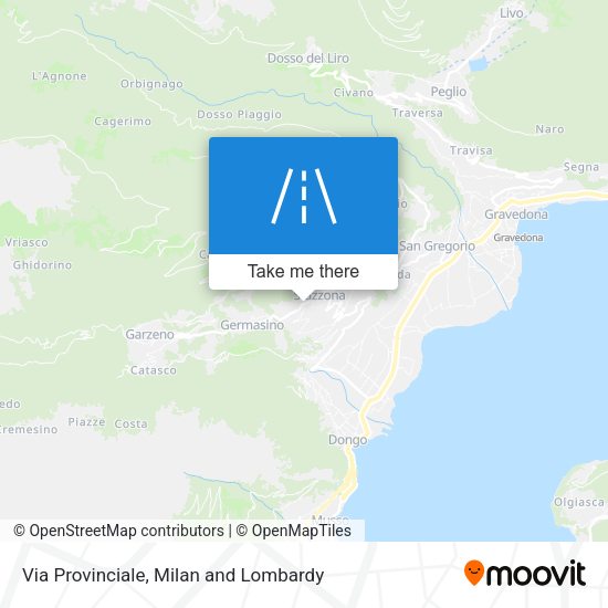 Via Provinciale map