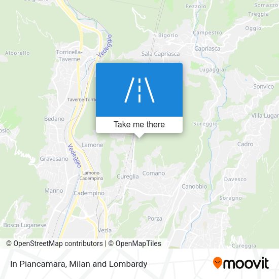 In Piancamara map