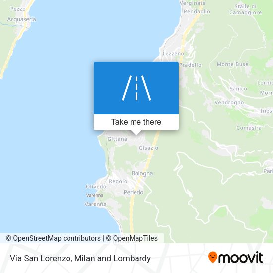 Via San Lorenzo map