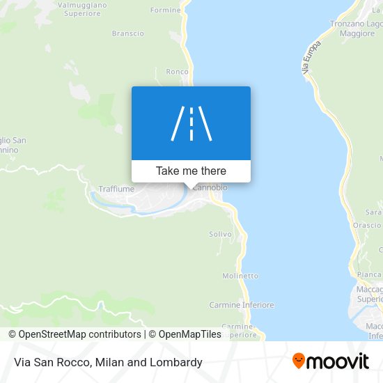 Via San Rocco map