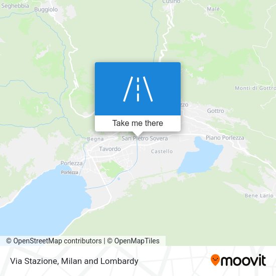 Via Stazione map