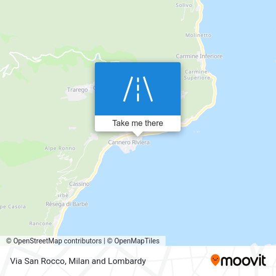 Via San Rocco map