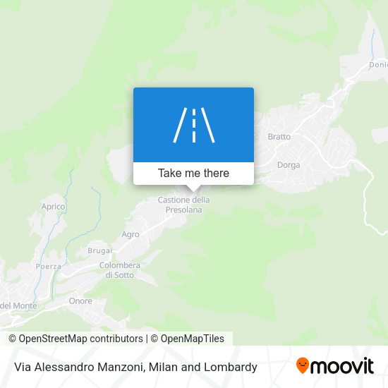 Via Alessandro Manzoni map