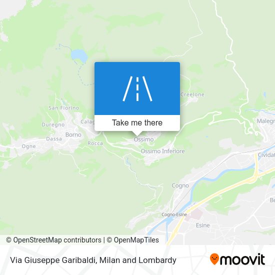 Via Giuseppe Garibaldi map