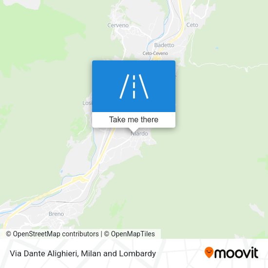Via Dante Alighieri map