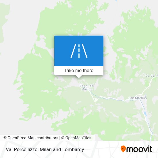 Val Porcellizzo map