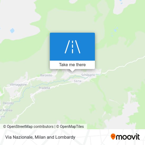 Via Nazionale map