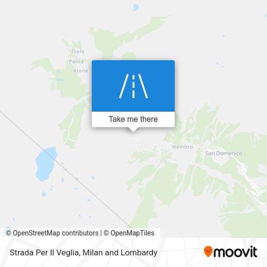 Strada Per Il Veglia map