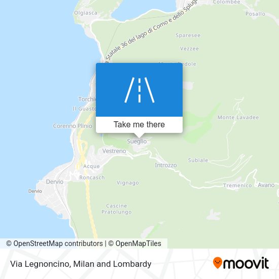 Via Legnoncino map
