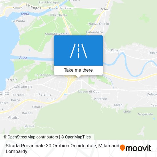 Strada Provinciale 30 Orobica Occidentale map
