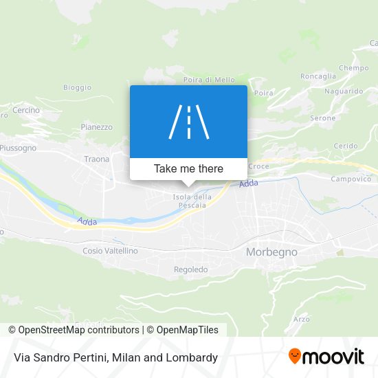 Via Sandro Pertini map