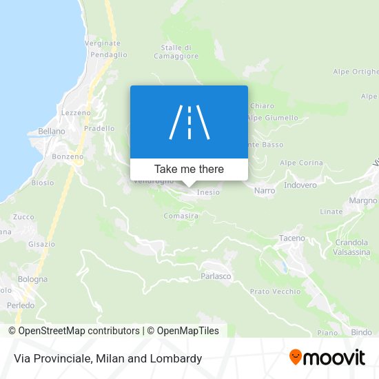 Via Provinciale map