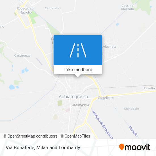 Via Bonafede map