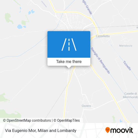 Via Eugenio Mor map