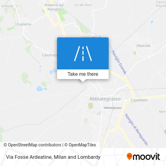 Via Fosse Ardeatine map