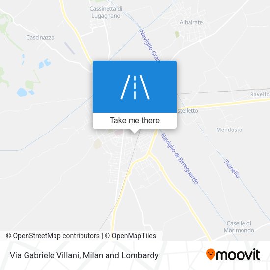 Via Gabriele Villani map