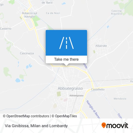 Via Ginibissa map