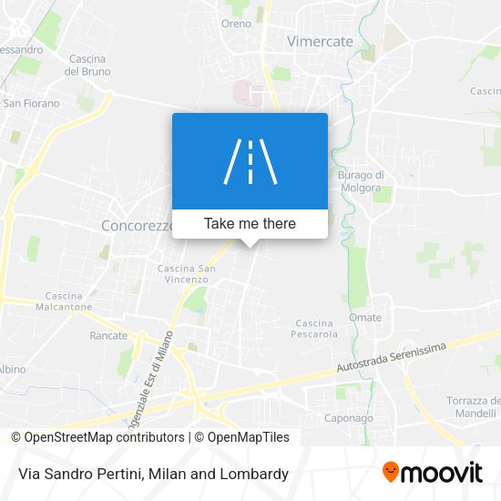 Via Sandro Pertini map