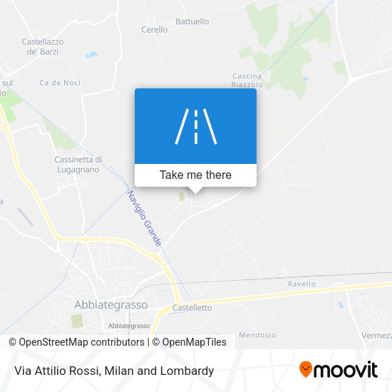 Via Attilio Rossi map