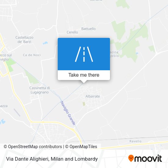 Via Dante Alighieri map