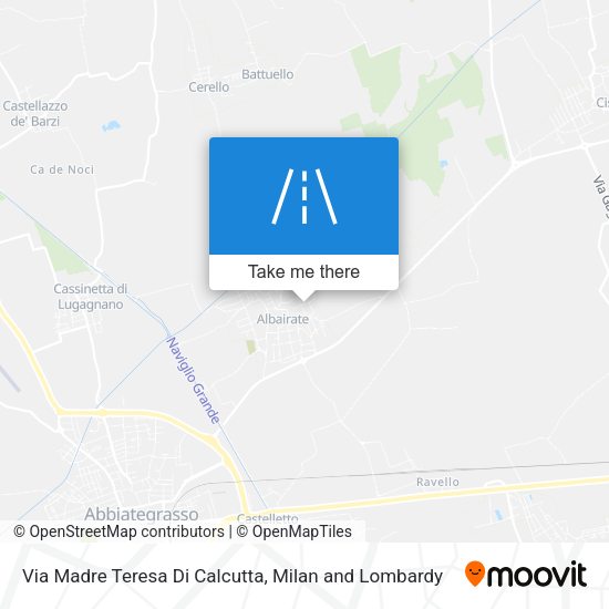 Via Madre Teresa Di Calcutta map