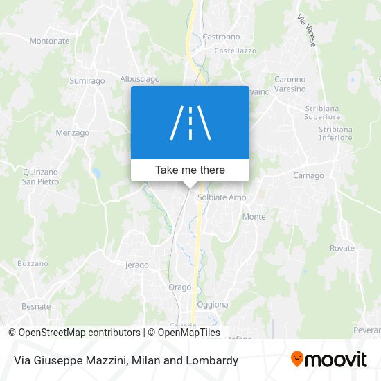 Via Giuseppe Mazzini map