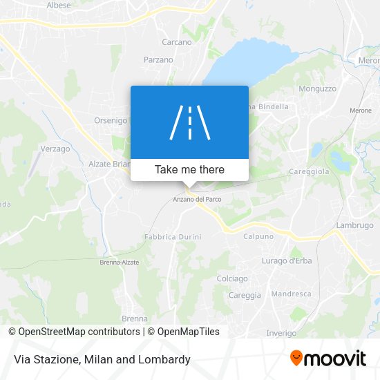 Via Stazione map