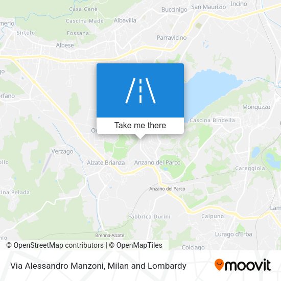 Via Alessandro Manzoni map