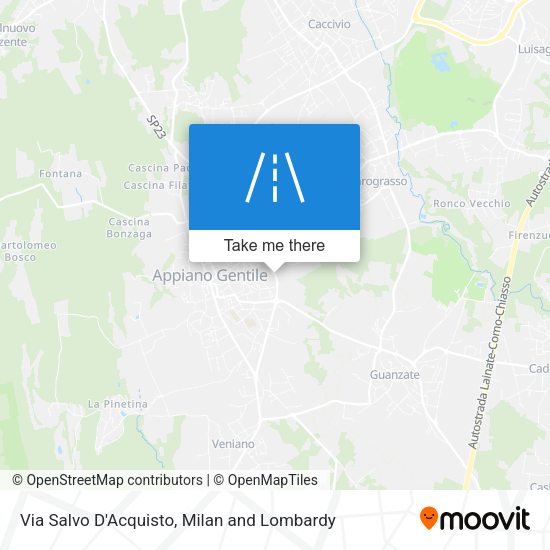Via Salvo D'Acquisto map