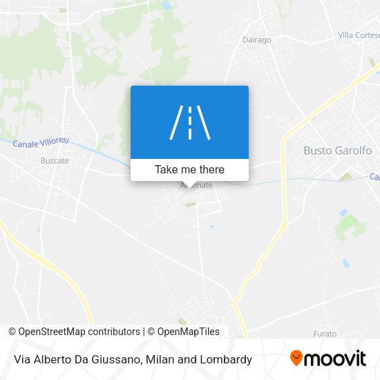 Via Alberto Da Giussano map