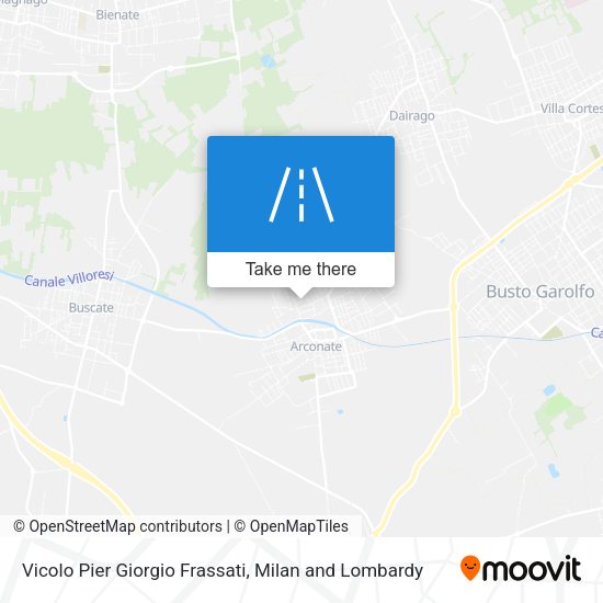 Vicolo Pier Giorgio Frassati map