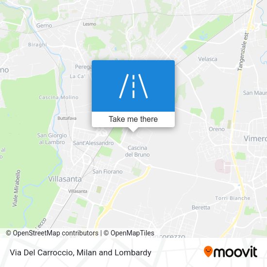 Via Del Carroccio map