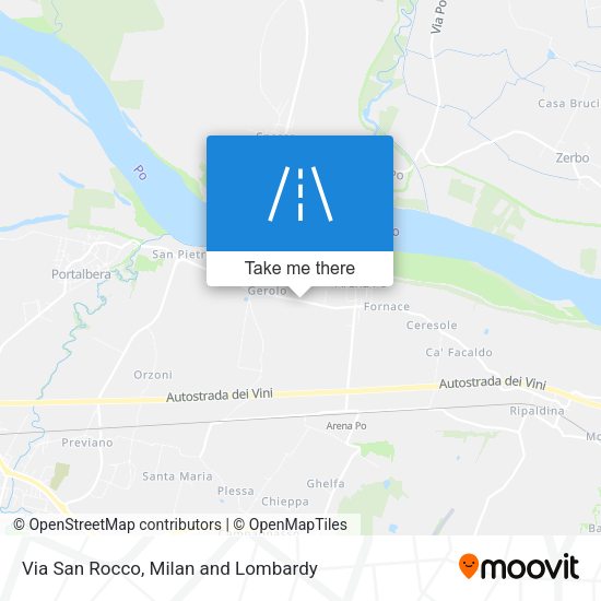 Via San Rocco map