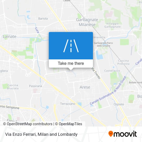 Via Enzo Ferrari map