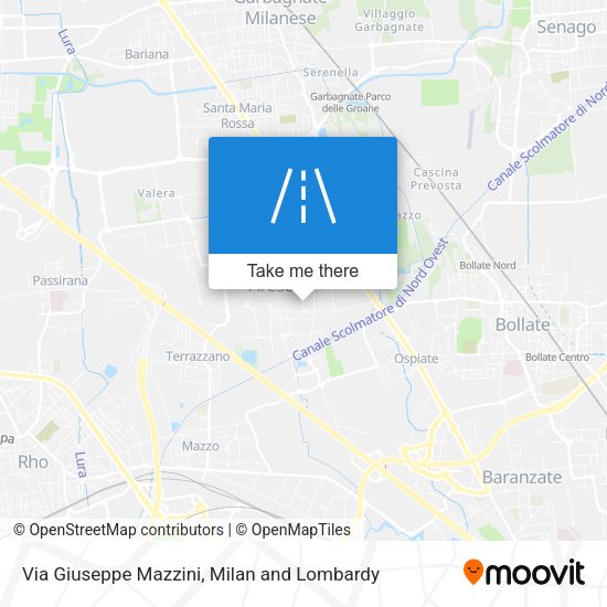 Via Giuseppe Mazzini map