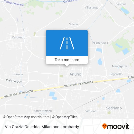 Via Grazia Deledda map