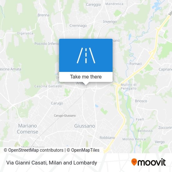 Via Gianni Casati map