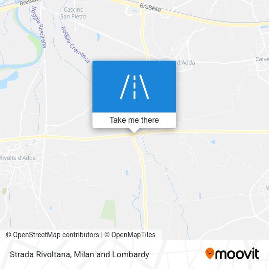 Strada Rivoltana map