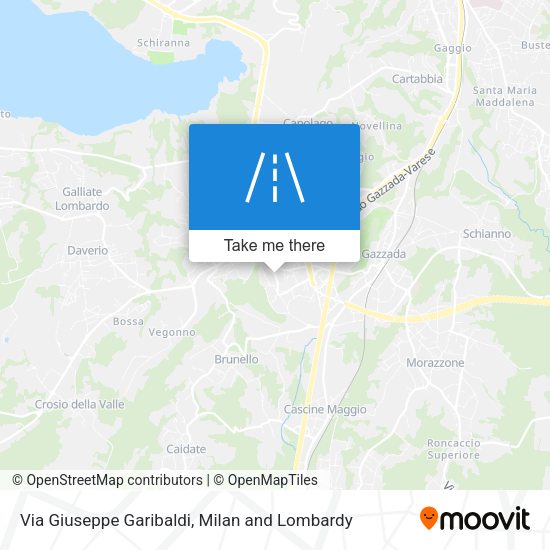 Via Giuseppe Garibaldi map