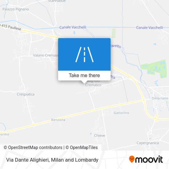 Via Dante Alighieri map