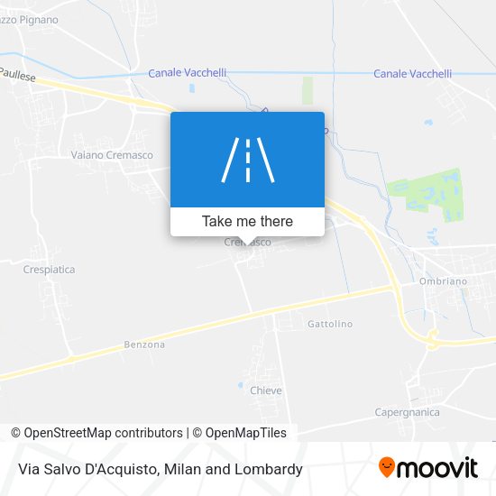 Via Salvo D'Acquisto map