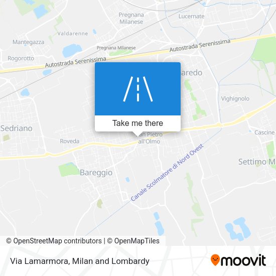 Via Lamarmora map