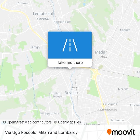 Via Ugo Foscolo map