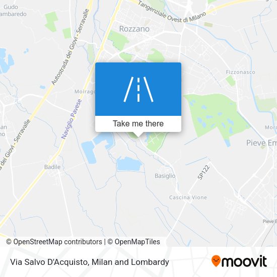 Via Salvo D'Acquisto map