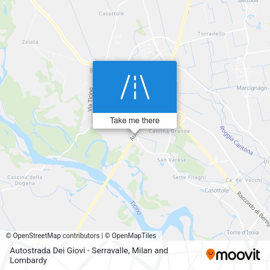 Autostrada Dei Giovi - Serravalle map